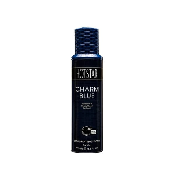 هات استار چارم بلو اسپری بدن مردانه 200 میل