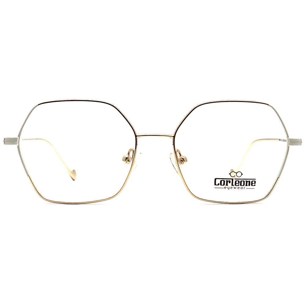 عینک طبی زنانه شش ضلعی Corleone BOM1128 — تصویر ۱۱