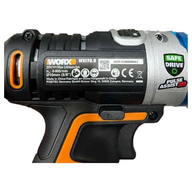 دریل شارژی ورکس 800 دور در دقیقه WORX WX178.9 — تصویر ۹