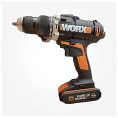 دریل شارژی چکش دار 20 ولت ورکس 1800 دور در دقیقه WORX WX372 — تصویر ۷