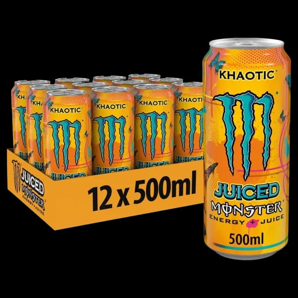 باکس نوشیدنی انرژی زا مانستر خاوتیک Monster energy drink khaotic box
