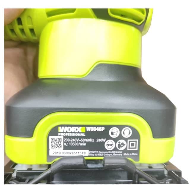 سنباده لرزان ورکس برقی 240 وات WU646P WORX — تصویر ۸