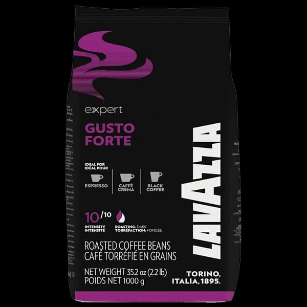 دانه قهوه لاوازا گوستو فورته Lvazza gusto forte