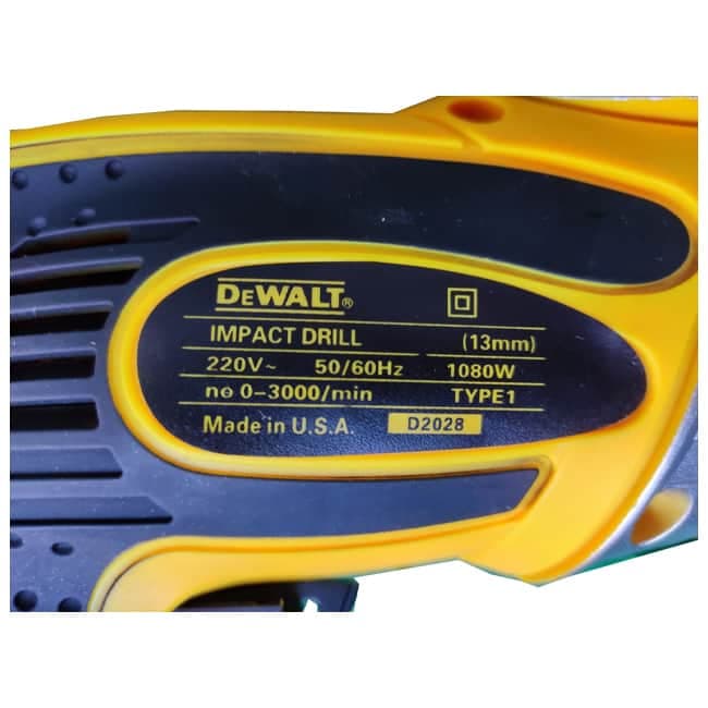 دریل چکشی دیوالت 1080 وات سه نظام مدل D2028 DEWALT — تصویر ۵