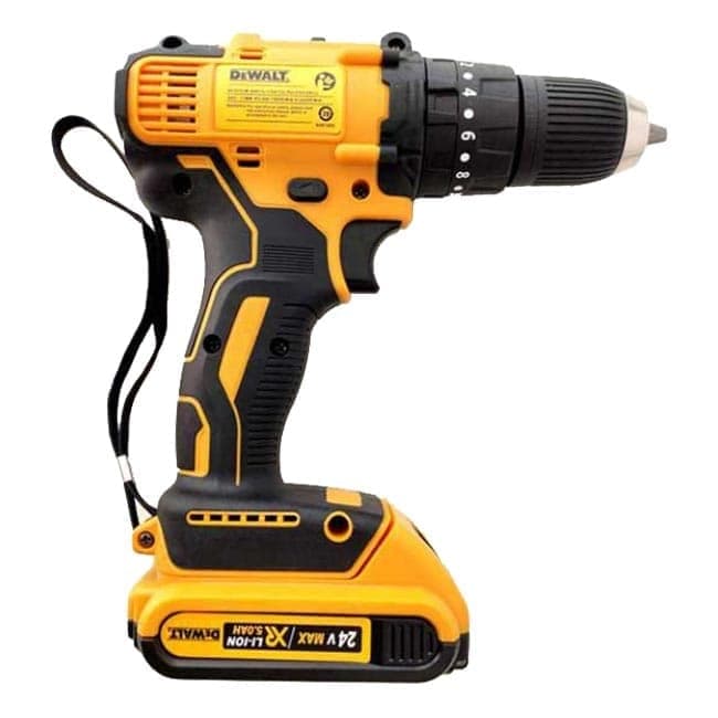 دریل شارژی پیچ گوشتی چکشی دیوالت 24 ولت DEWALT DCD701M — تصویر ۴