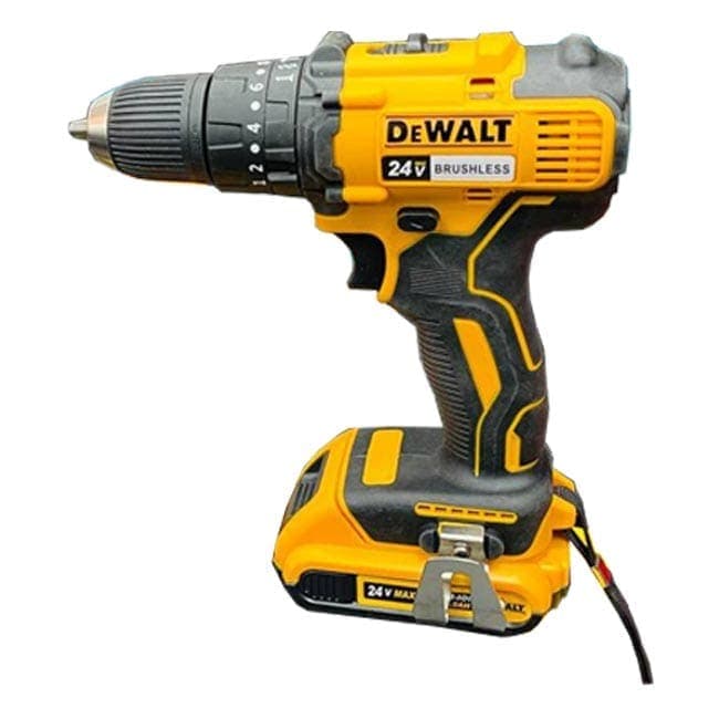 دریل شارژی پیچ گوشتی چکشی دیوالت 24 ولت DEWALT DCD701M