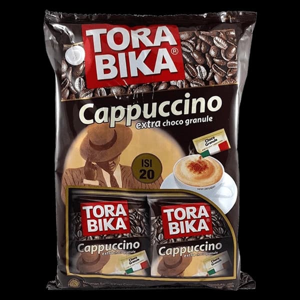 قهوه فوری تورابیکا کاپوچینو با پودر شکلات Torabika cappuccino extra choco granule — تصویر ۳