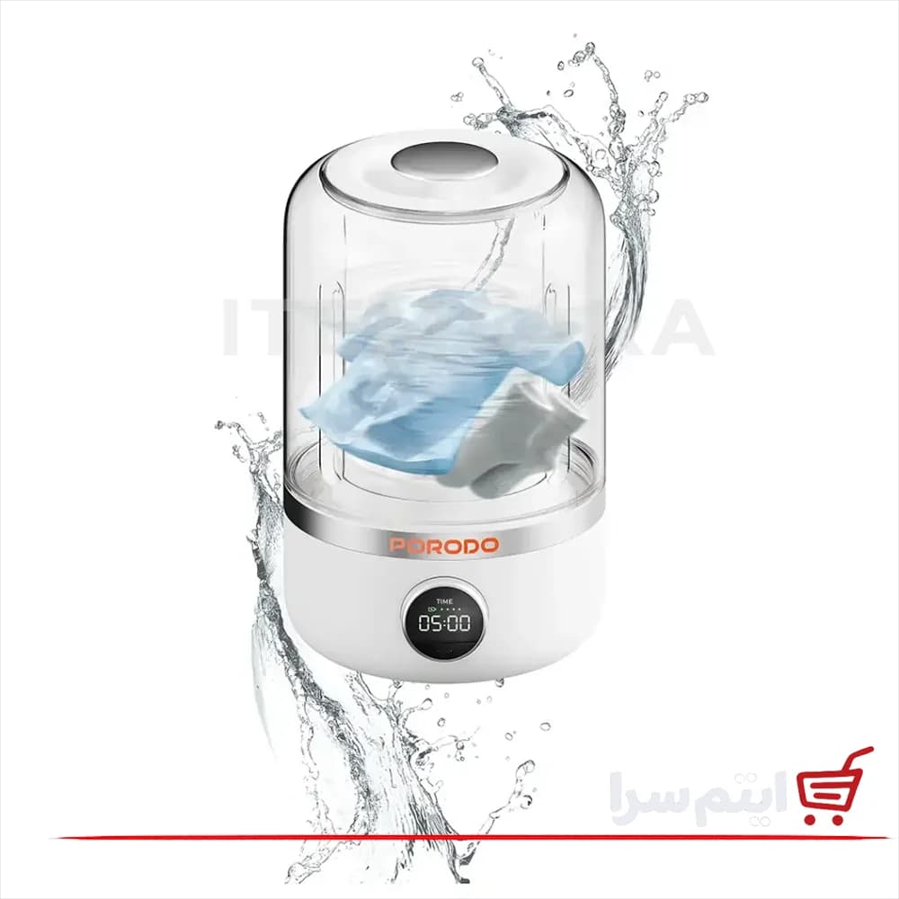 مینی واش شارژی پرودو مدل PD-LFST192WH ظرفیت 1.2 لیتر — تصویر ۳