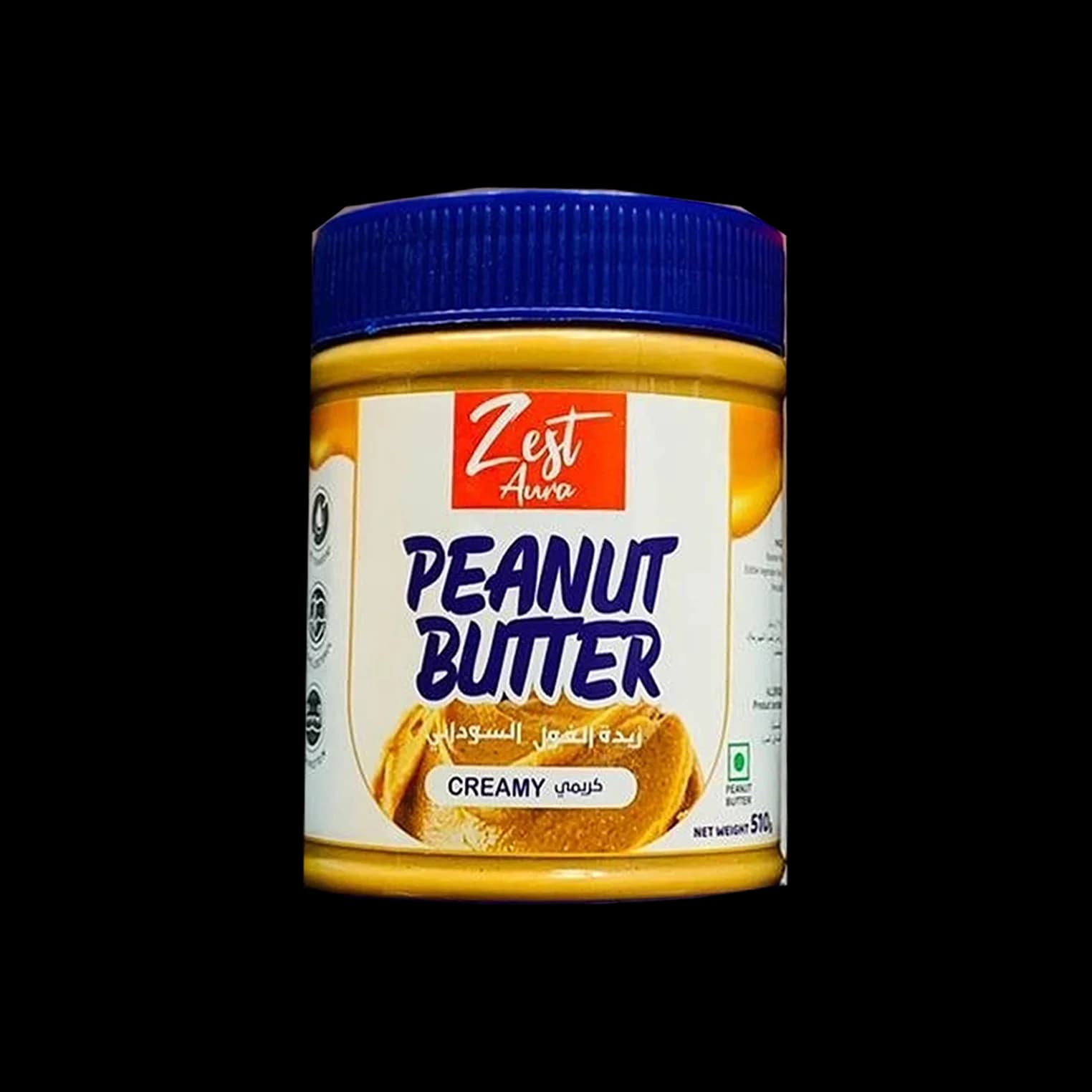 کره بادام زمینی زست اورا کرم Zest aura creamy peanut butter — تصویر ۲