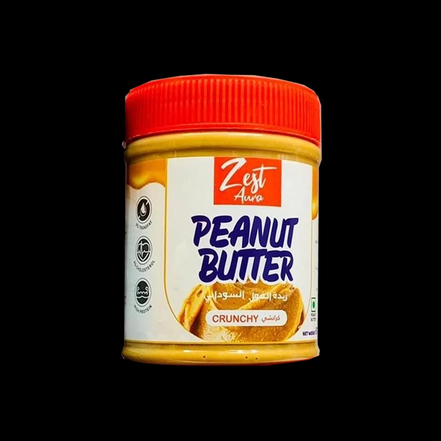 کره بادام زمینی زست اورا کرانچی Zest aura crunchy peanut butter