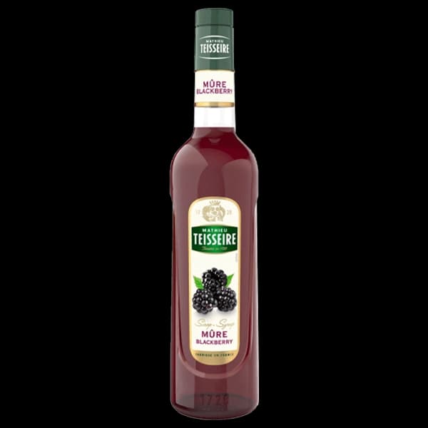 سیروپ تسیر توت سیاه Teisseire blackberry syrup