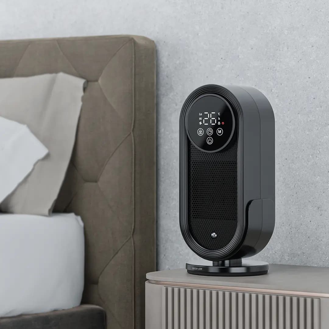 بخاری برقی و فن گرین لاین مدل GHT1500 Heater Lite — تصویر ۴
