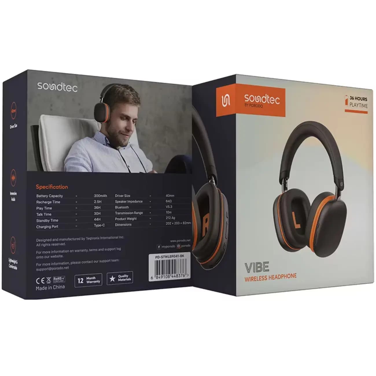هدفون بلوتوثی پرودو Vibe PD-STWLEP041 — تصویر ۸