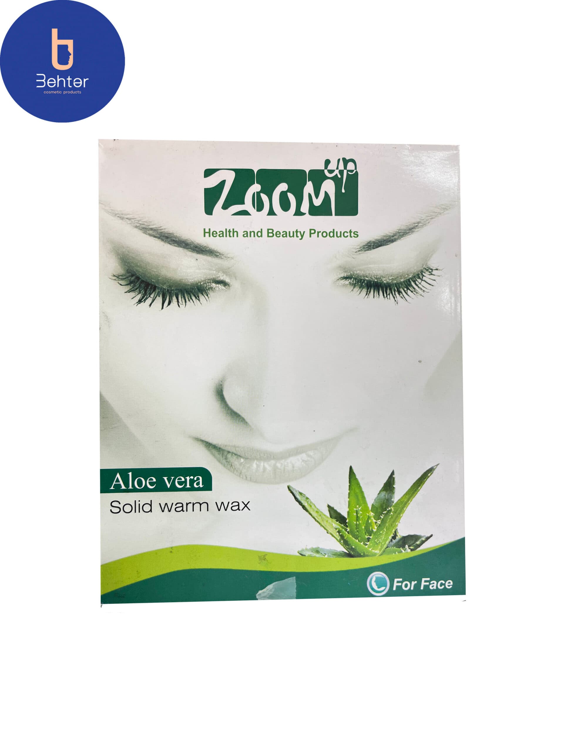 موم اپیلاسیون تخت زوم آپ مدل الوورا حجم 1000کیلوگرم Zoom-up flat depilation wax, aloe vera model, volume 1000 kg