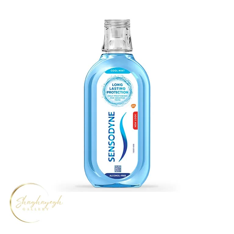 دهانشویه ضد حساسیت بدون الکل سنسوداین ۵۰۰ میل Sensodyne Sensitivity Mouthwash Alcohol Free 500ml — تصویر ۳