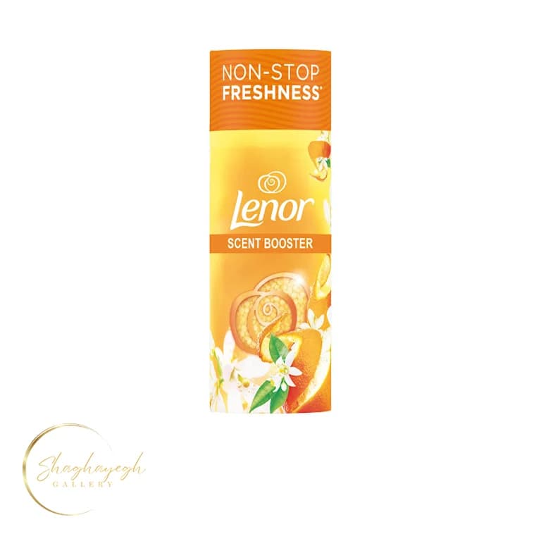 خوشبو کننده لباس دانه ای ماشین لباسشویی رایحه مرکبات وربنا لنور 176 گرم Lenor In Wash Scent Booster Citrus White Verbena 176g
