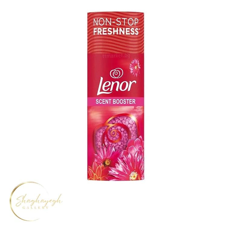 خوشبو کننده لباس ماشین لباسشویی رز صحرایی لنور 176 گرم Lenor In Wash Scent Booster Desert Rose 176g