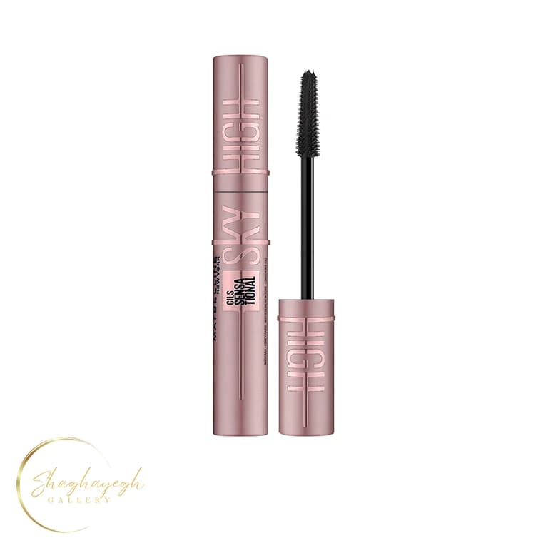 ریمل حجم دهنده بلند کننده اسکای های میبلین رنگ Very Black 7.2 میل Maybelline Lash Sensational Sky High Mascara Very Black 7.2ml