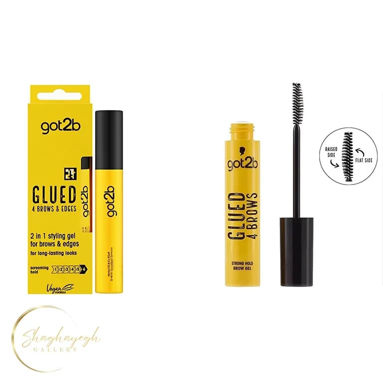 ژل حالت دهنده ابرو و بیبی هیر گات تو بی Glued 2in1 Brows Edges Got2b 16ml — تصویر ۳