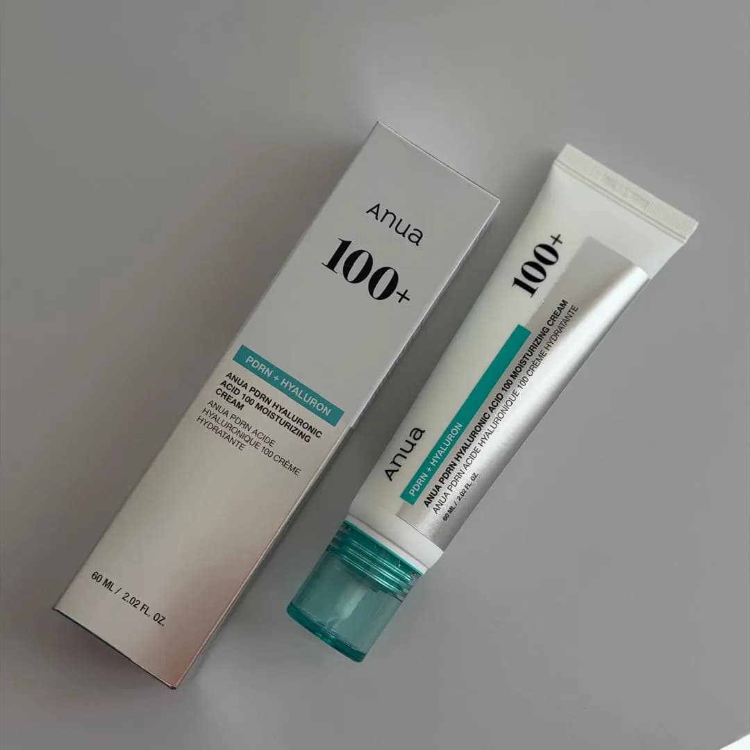 كرم مرطوب كننده و ابرسان عمقی PDRN و هيالورونيک اسيد انوا 60 ميل Anua PDRN Hyaluronic Acid 100 Moisturizing Cream 60ml — تصویر ۹