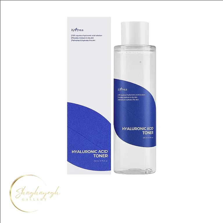 تونر ابرسان هیالورونیک اسید مناسب انواع پوست ایزنتری 200 میل Isntree Hyaluronic Acid Toner 200ml