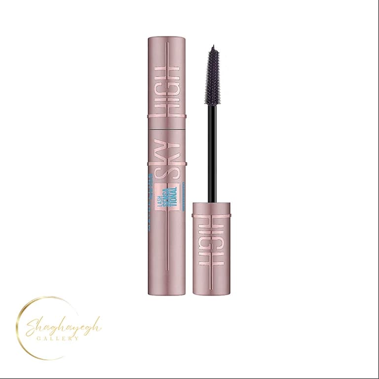 ریمل بلندکننده و حجم دهنده ضداب اسکای های میبلین نیویورک 6 میل Maybelline Lash Sensational Sky High Waterproof Mascara 6ml — تصویر ۲
