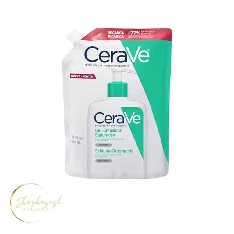 ريفيل ژل شوینده فومی پوست نرمال تا چرب سراوی 473 میل CeraVe Foaming Cleanser Refill 473ml