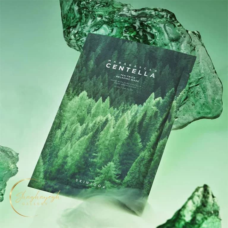 ماسک ورقه ای تسکين دهنده سنتلا و تي تري اسکين1004 24 ميل Skin1004 Madagascar Centella Tea Trica Relaxing Mask 24ml — تصویر ۵