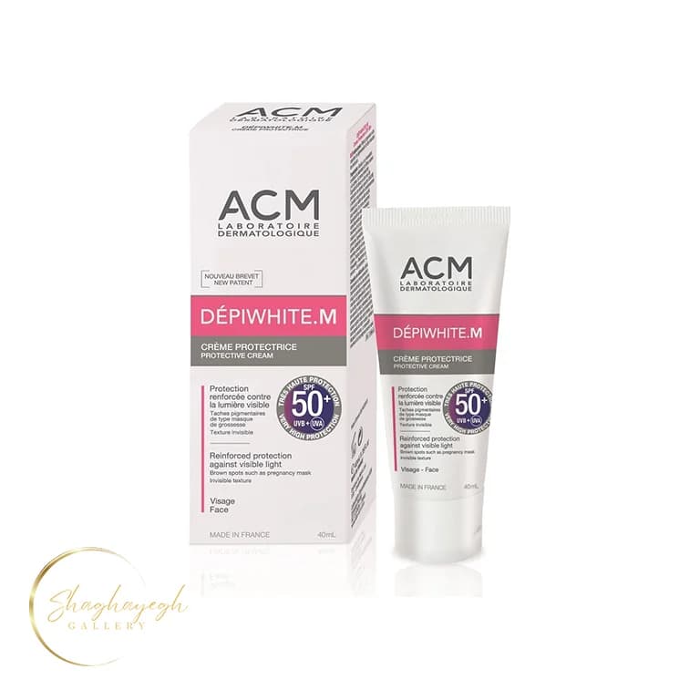 کرم ضد افتاب ضد لک SPF50+ دپی وايت ام ACM 40 ميل ACM Depiwhite.M Protective Cream SPF50+ 40ml — تصویر ۳