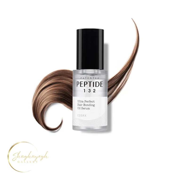 سرم روغنی ترمیم و باندینگ مو پپتاید 132 کوزارکس 28 میل COSRX Peptide 132 Ultra Perfect Hair Bonding Oil Serum 28ml — تصویر ۳