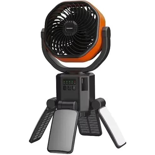 پنکه شارژی خورشیدی پرودو مدل Suncharge با پاوربانک