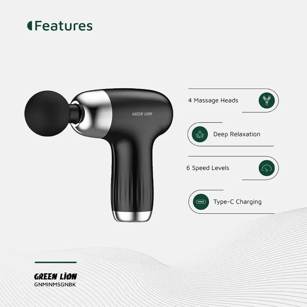 مینی ماساژور گان گرین لاین مدل MINI MASSAGE GUN — تصویر ۷