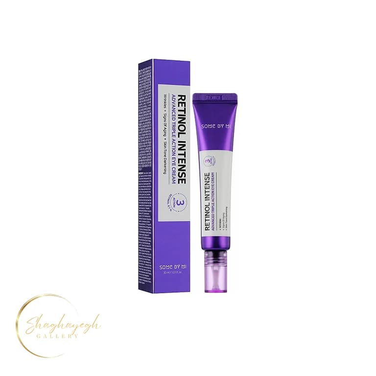 کرم دور چشم ضدچروک و لیفتینگ رتینول اینتنس سام بای می ۳۰ میل Some By Mi Retinol Intense Advanced Triple Action Eye Cream 30ml — تصویر ۲