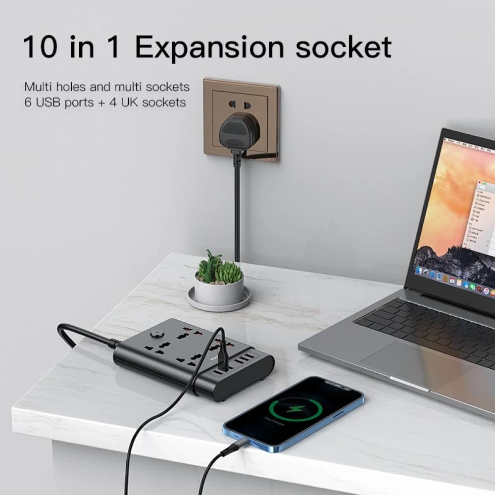چند راهی برق یسیدو مدل Yesido MC08 با حداکثر توان 2650W — تصویر ۱۰