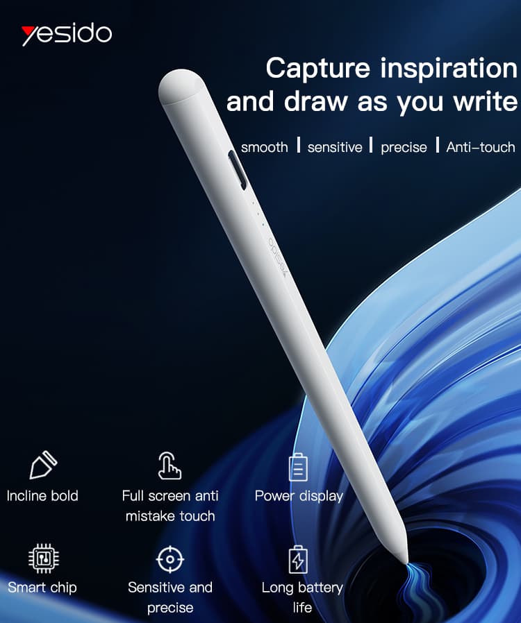 قلم لمسی یسیدو مدل Yesido Capacitive Pen ST07 — تصویر ۱۲