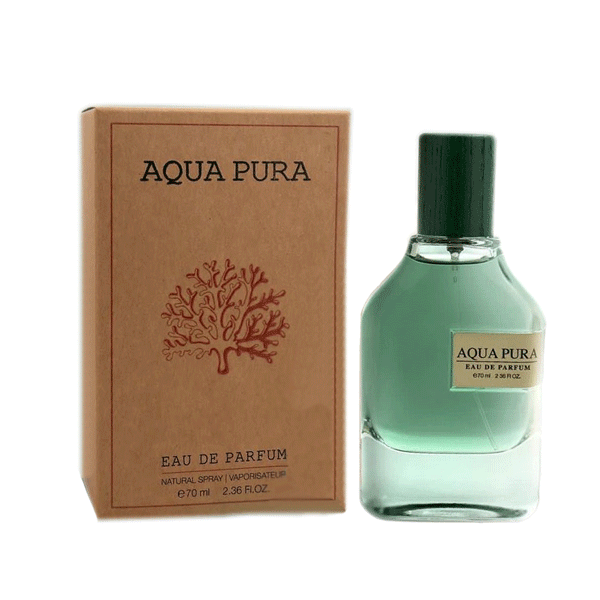 ادو پرفیوم یونیسکس فراگرنس ورد مدل آکوا پورا Aqua Pura حجم 70 میلی‌لیتر