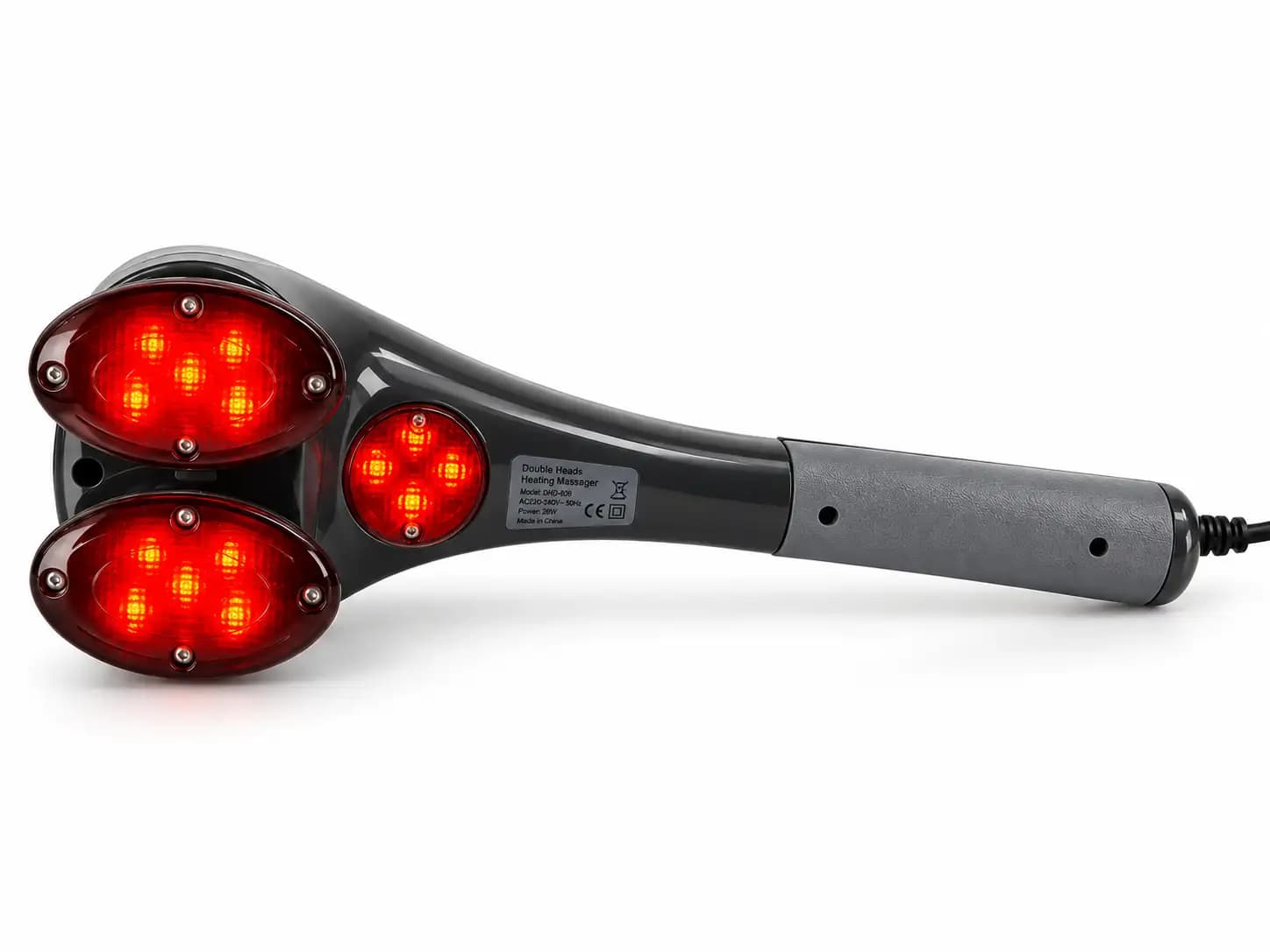ماساژور برقی سولاکس مدل دو سر حرارتی Double Heads Heating Massager، دارای گرمایش مادون‌قرمز و تنظیم شدت ماساژ — تصویر ۶
