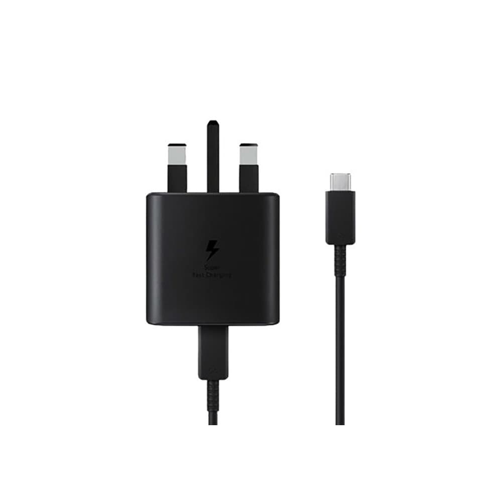 شارژر اصل فست شارژ سامسونگ Samsung Travel Adapter Charging EP-TA845 با توان 45W به همراه کابل USB-C
