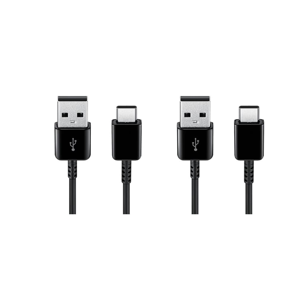 پک دو تایی کابل تبدیل USB به USB-C اصل سامسونگ مدل Samsung USB-A a USB Type-C (Multi Pack 2) به طول 1.5 متر