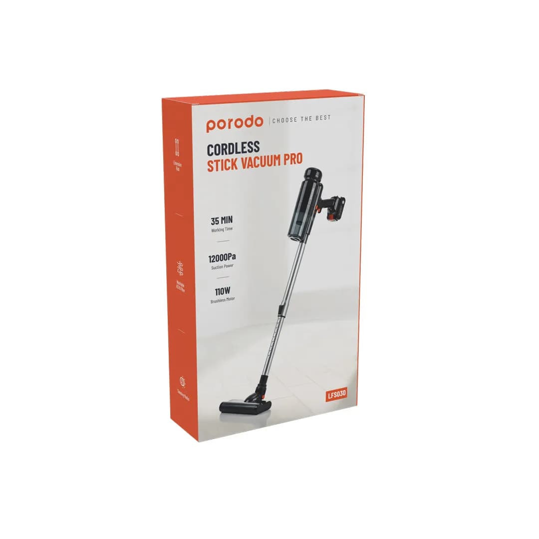 جارو شارژی پرودو مدل Cordless Stick Vacuum Pro – LFS030 — تصویر ۹