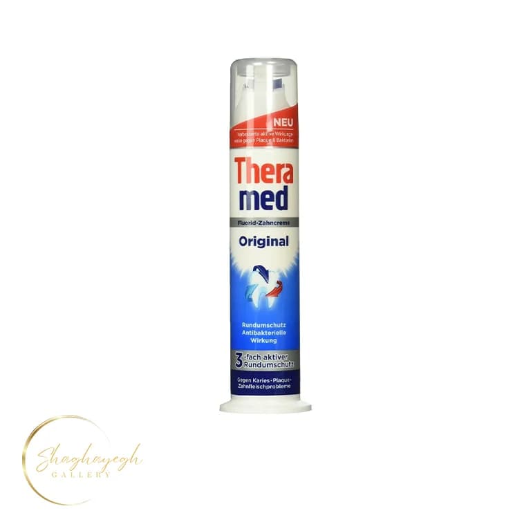 خمیر دندان فلوراید ضد باکتری ترامد اورجینال 100 میل Theramed Original Antibacterial Fluoride Toothpaste 100ml