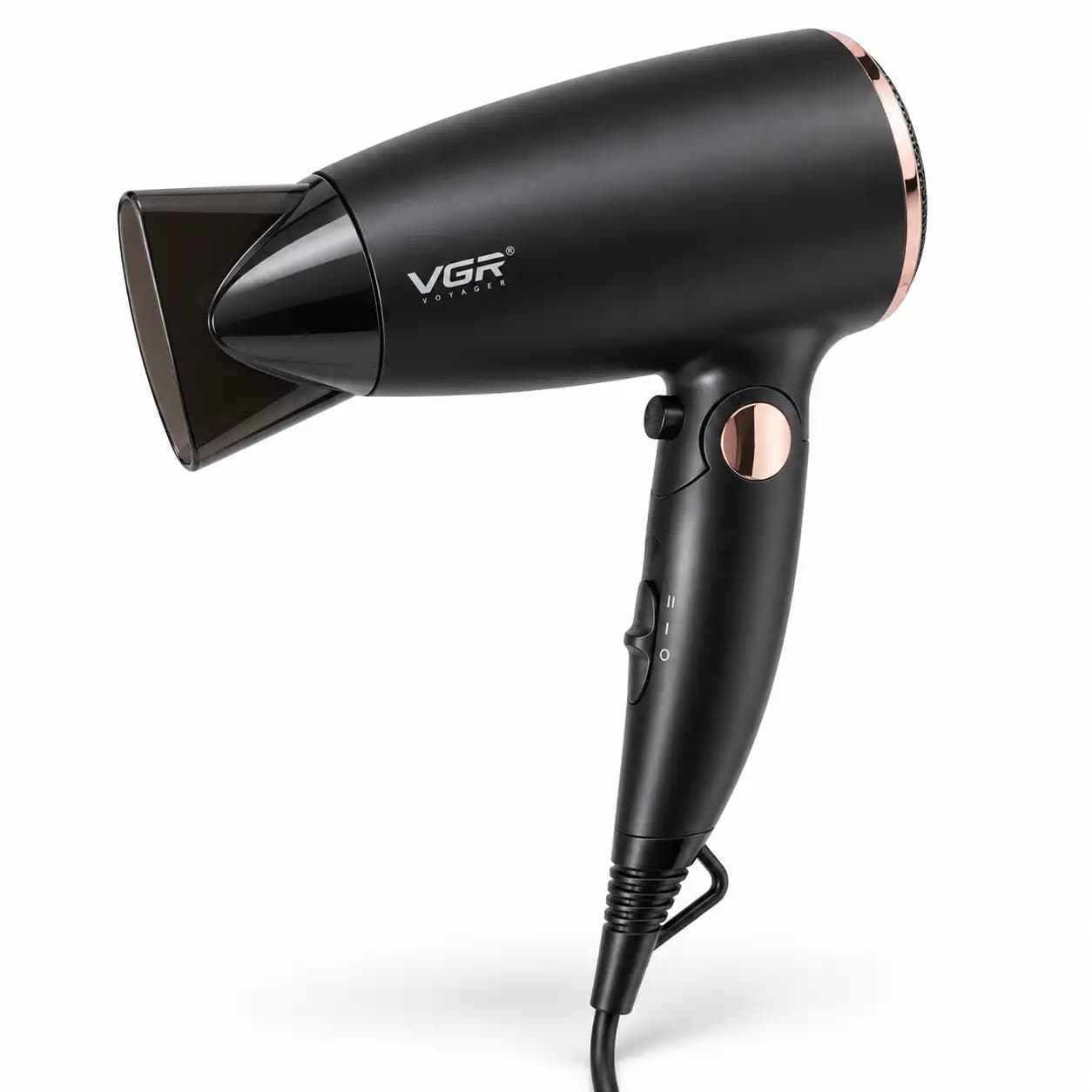 سشوار مسافرتی وی جی آر VGR مدل V-439 تاشو، موتور 1600 وات ، DC