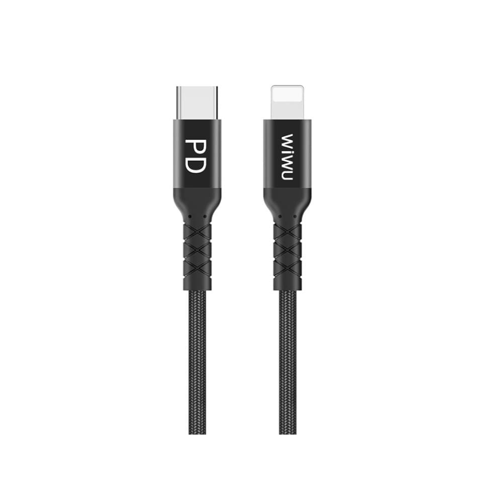 کابل تبدیل USB-C به لایتنینگ اپل ویوو مدل WIWU WP101 طول 1 متر