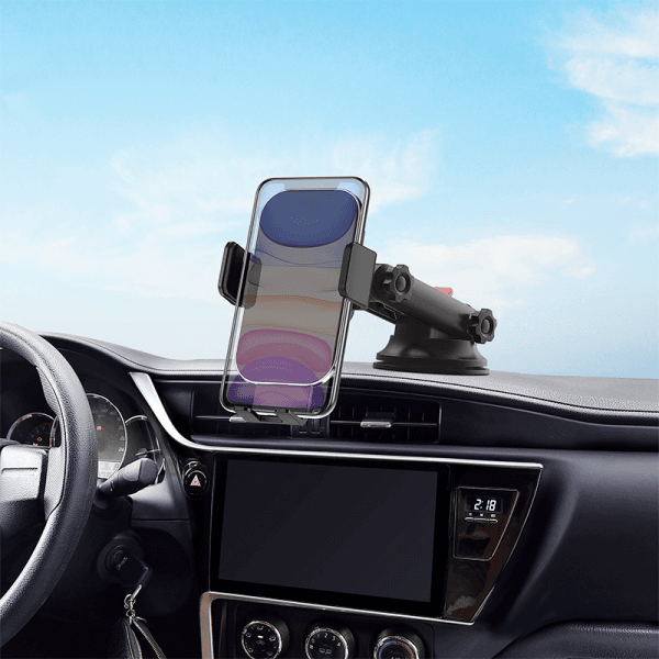 هولدر و شارژر وایرلس ویوو WiWU Universal Air Vent Car Phone Mount Holder Wireless Fast Charge CH307 با توان 15W — تصویر ۸