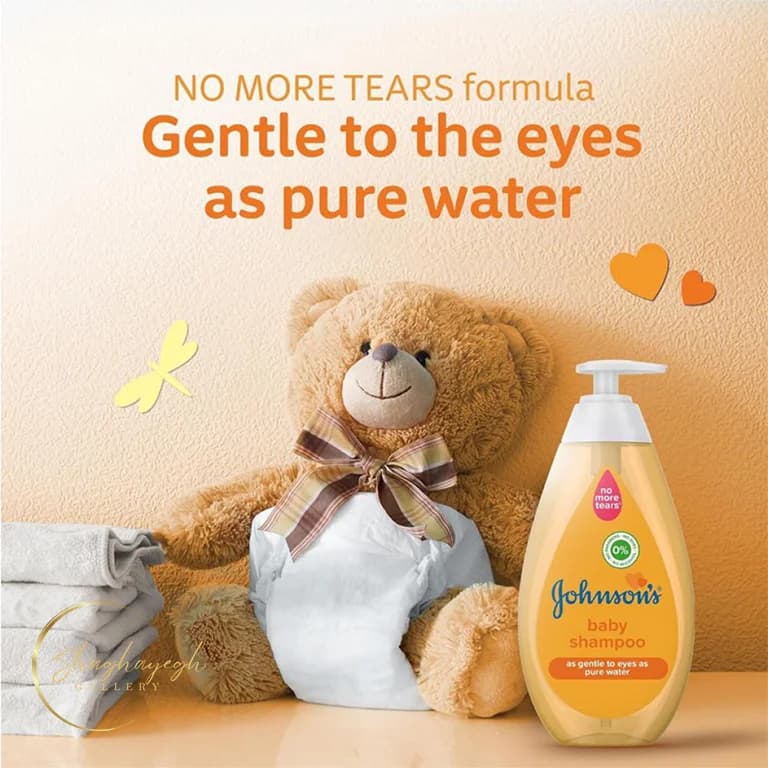 شامپو بچه ملایم بدون اشک جانسون 750 میل Johnson’s Baby Shampoo No More Tears 750ml — تصویر ۳