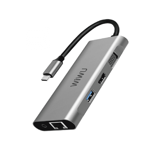 هاب 11 پورت ویوو مدل WIWU Alpha 11 In 1 Type-C Hub A11312H — تصویر ۱۰