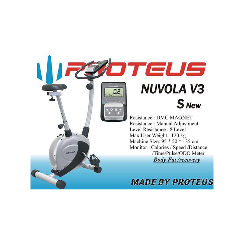 دوچرخه ثابت خانگی ایستاده پروتئوس مدل NUVOLA-V3 — تصویر ۷