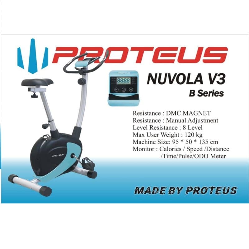 دوچرخه ثابت خانگی ایستاده پروتئوس مدل NUVOLA-V3 — تصویر ۵