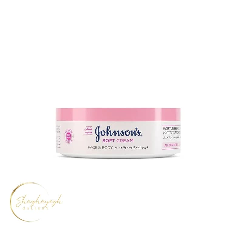 کرم مرطوب کننده جانسون 200 میل Johnson’s Soft Cream 200ml — تصویر ۲