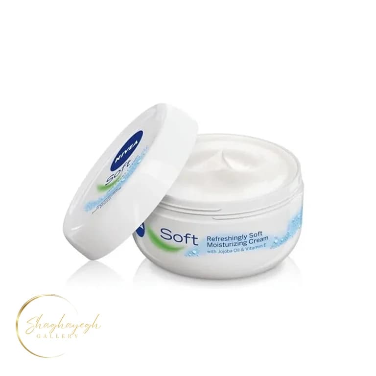 کرم مرطوب کننده و ابرسان نیوا سافت ۲۰۰ میل Nivea Soft Moisturizing Cream 200ml